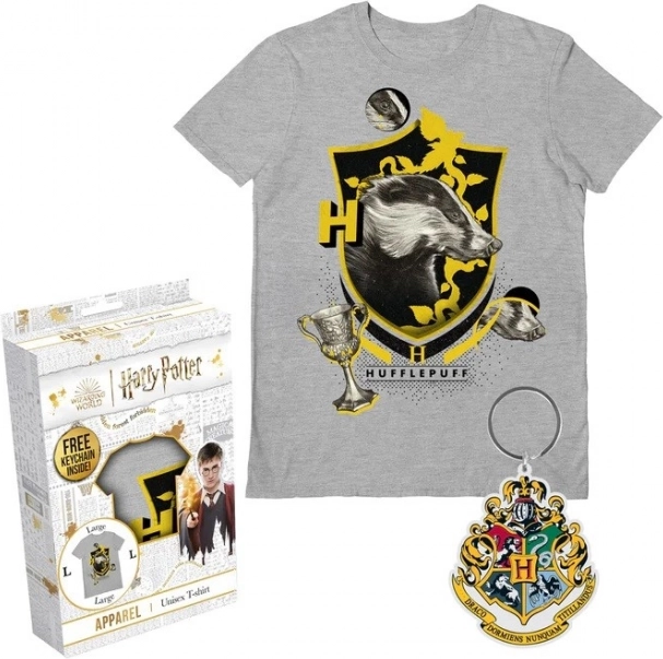 koszulka Harry Potter Hufflepuff w pudełku prezentowym - rozmiar S