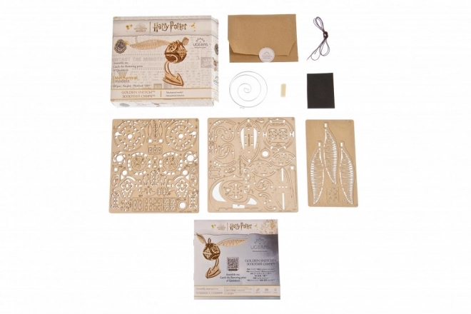 Ugears 3D drewniane mechaniczne puzzle Złotka, Harry Potter