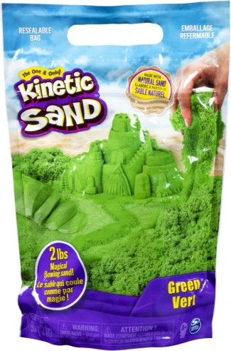 Kinetic Sand zielony piasek modelujący 0,9 kg
