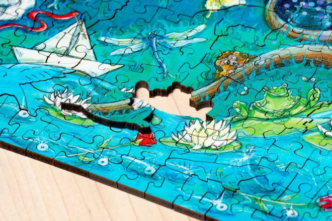 Drewniane puzzle magiczny las 500 elementów
