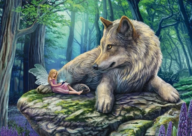 Puzzle Wilk i wróżka 500 elementów