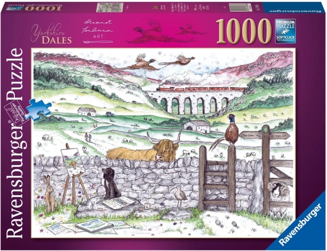 Puzzle Ravensburger Życie w Yorkshire 1000 elementów