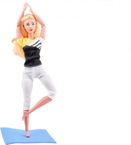 Realistyczne pozycje jogi i fitness