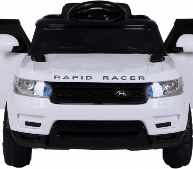 Elektryczne autko Land Rapid Racer – Białe