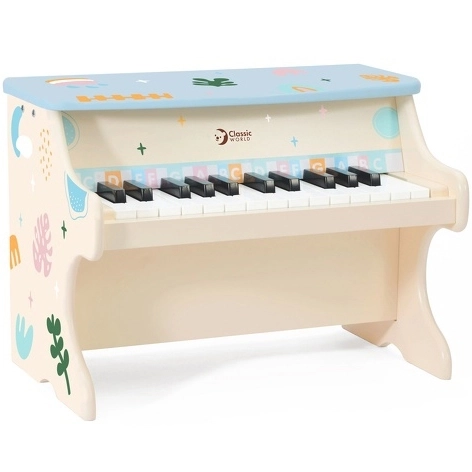 Klasyczny Świat Dziecięce Muzyczne Pianino z Książeczką