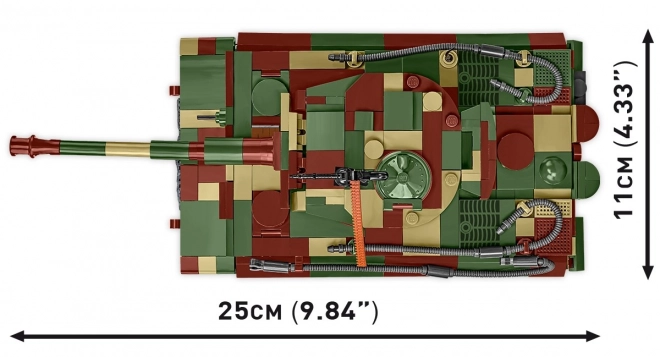 Model czołgu Tygrys I z 870 klocków