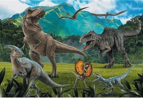 Puzzle dinozaury Jurassic Park 100 elementów