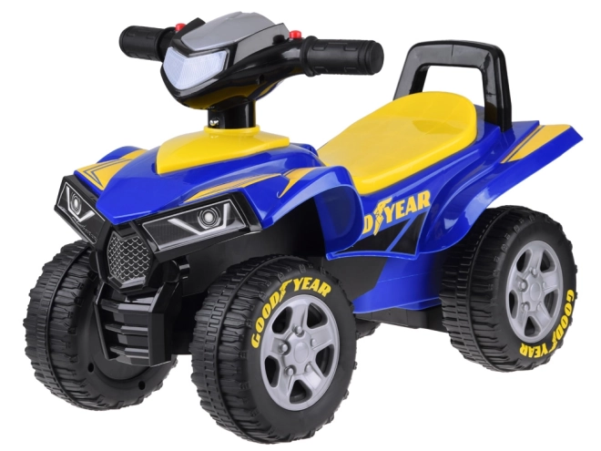 Jeździk Quad Goodyear z muzyką i światłami