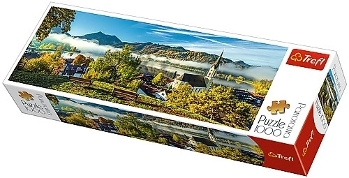 Panoramiczne puzzle jezioro Schliersee 1000 sztuk