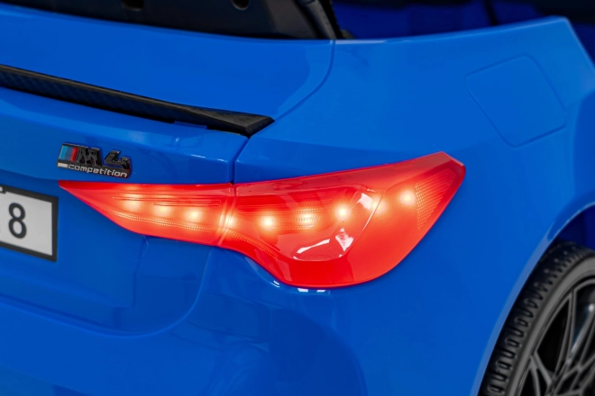 BMW M4 Pojazd Biały – Niebieski