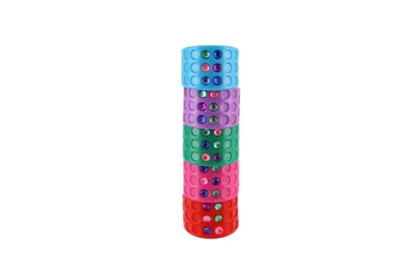 Pierścionki kreatywny zestaw plastik w pudełku 12x21x3,5cm 12szt w pudełku