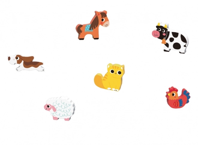 Klocki ze zwierzętami Farma od 2Kids Toys