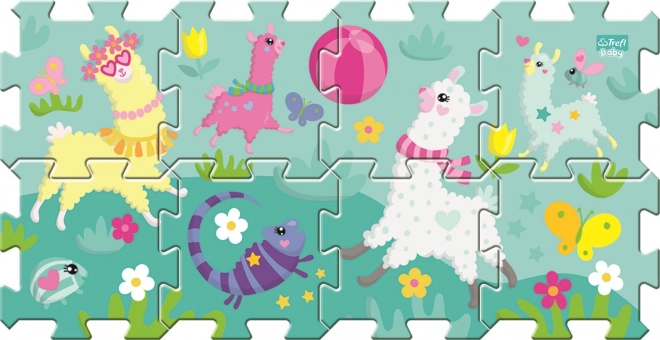 TREFL Piankowe puzzle Wesołe lamy