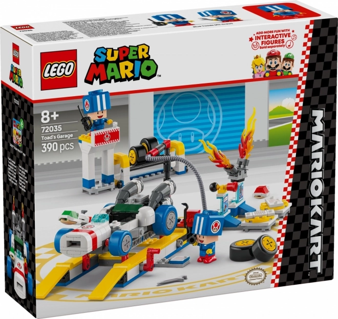 LEGO Super Mario: Mario Kart - Toad i jego garaż