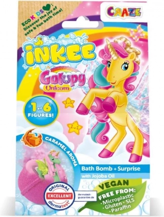 Inkee musująca kula do kąpieli z niespodzianką GALAXY UNICORN