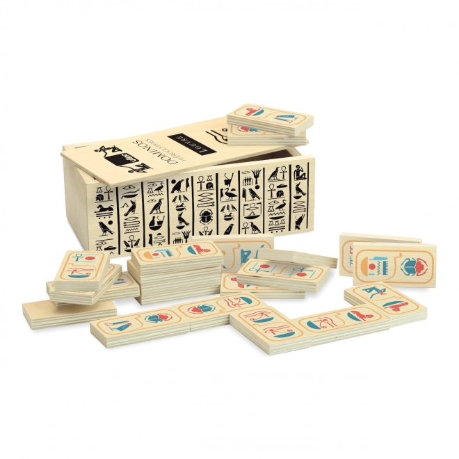 Vilac domino z hieroglifami