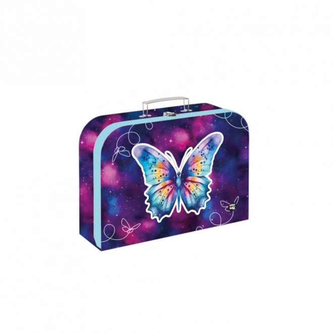 Dziecięca walizka laminowana Motyl