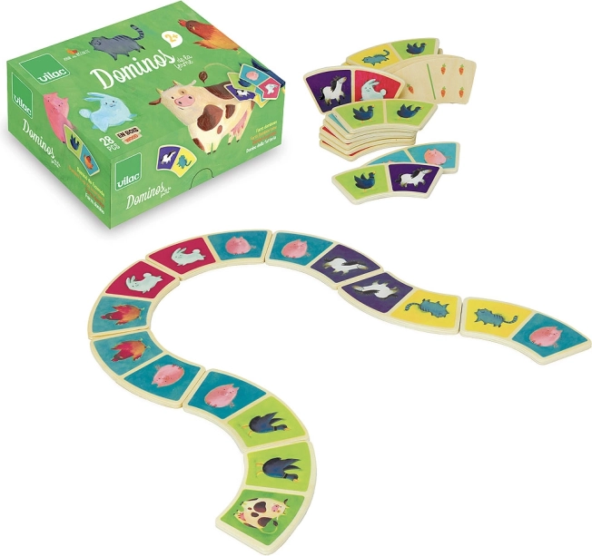 Vilac Domino Farma dla dzieci
