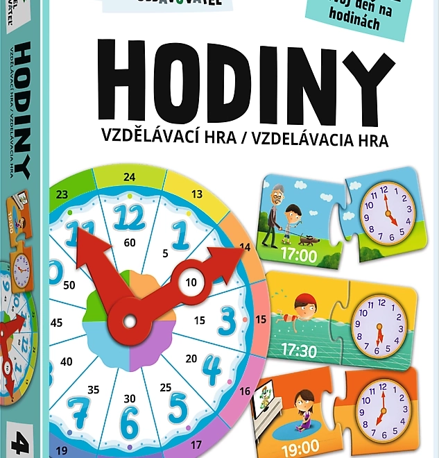 Trefl Gra Edukacyjna Mały Odkrywca: Zegar