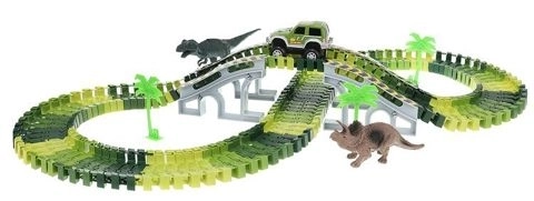 Park Dinozaurów Zestaw z Trasą