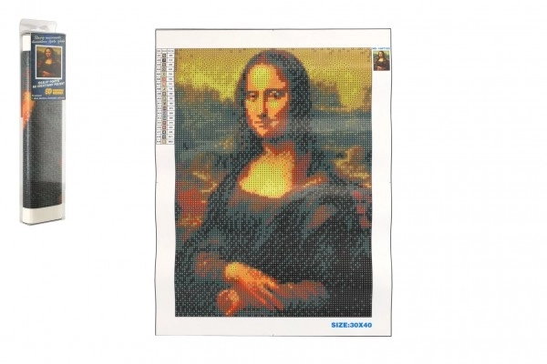 Zestaw do malowania diamentowego - Mona Lisa