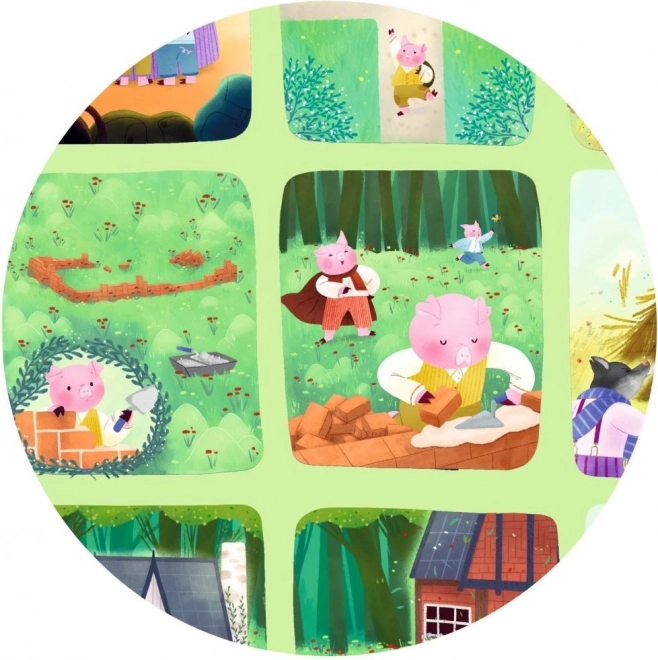 DJECO puzzle Trzy świnki 35 elementów