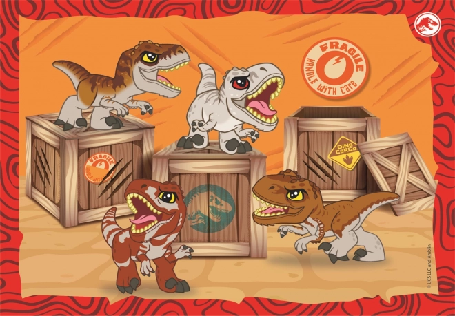 Puzzle Jurassic World 4v1 Clementoni