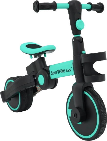 Dziecięcy jeździk i trójkołowiec 3w1 SporTrike – Niebieski