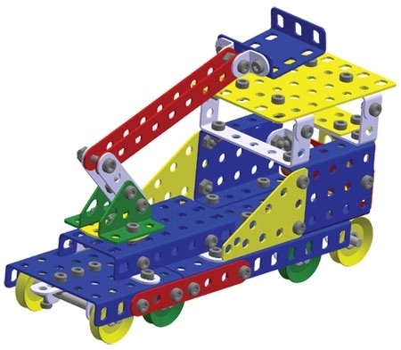 Merkur 031 Modele kolejowe - 211 części