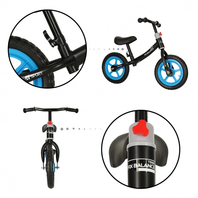 Rower dziecięcy - rowerek biegowy Trike Fix Balance – czarny
