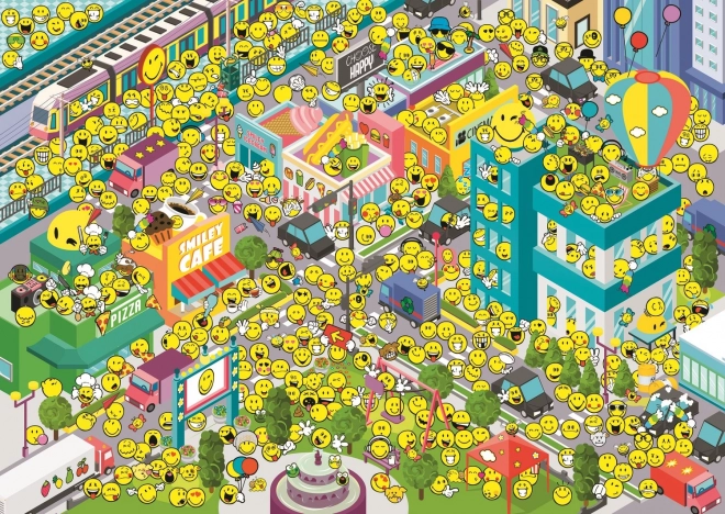 Puzzle Smiley - Gdzie jest Smiley? 500 elementów