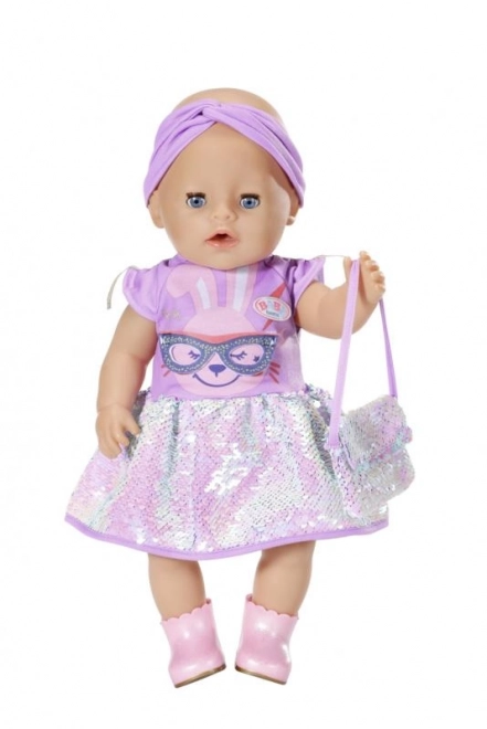 BABY born Zestaw z sukienką Deluxe Edycja Urodzinowa, 43 cm
