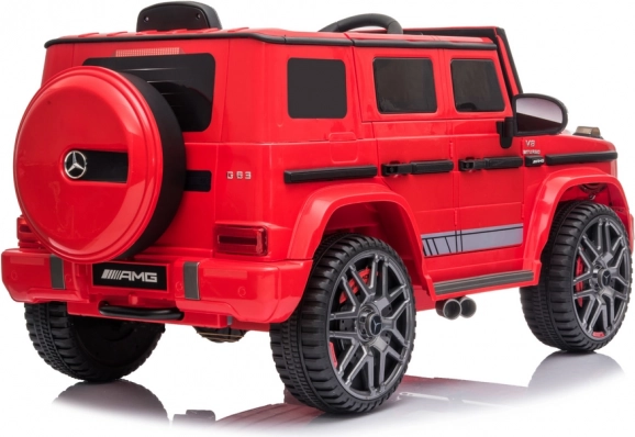 Dziecięcy samochód na akumulator Mercedes G63 czerwony