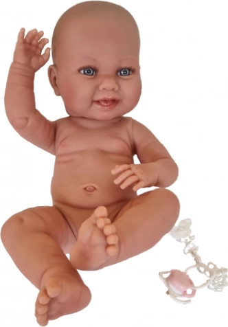 Llorens New Born dziewczynka – realistyczna lalka niemowlę 40 cm, całowinylowe ciało