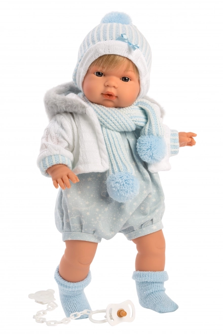 Realistyczna lalka Llorens Sasha z dźwiękami i miękkim ciałem - 38 cm