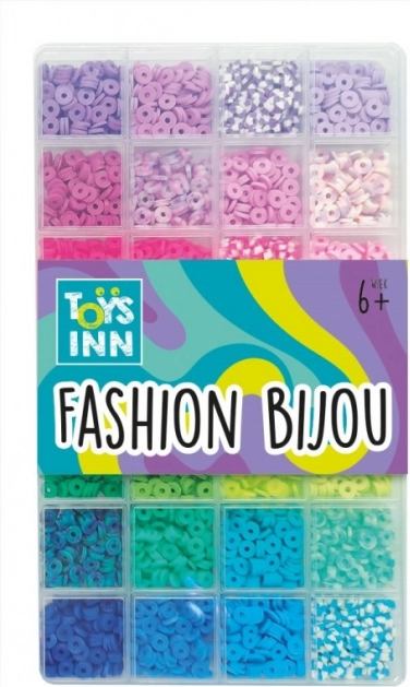 Koraliki Clay Beads mix niebieskich kolorów