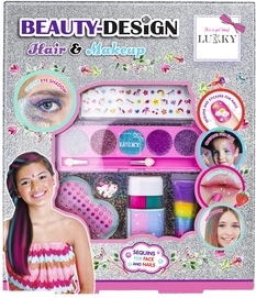 lukky zestaw beauty design włosy i makijaż dla dzieci