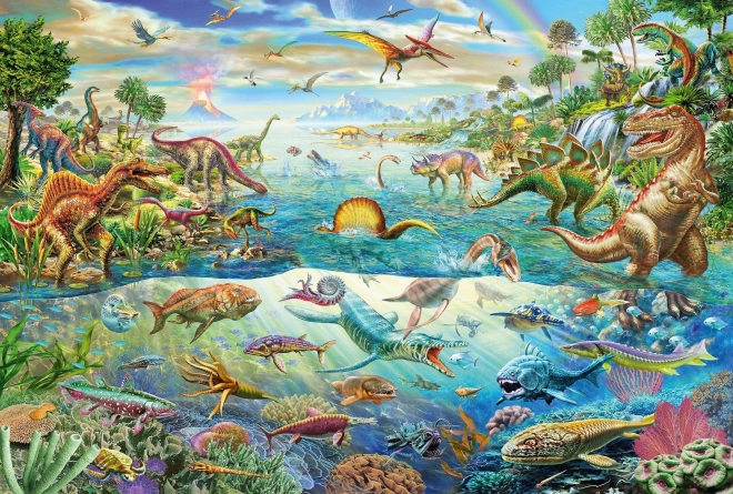 Puzzle Świat Dinozaurów