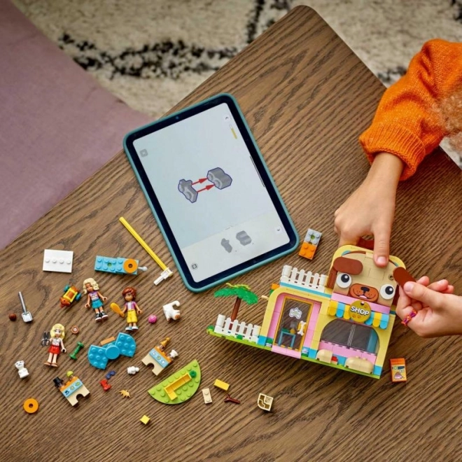 Lego Friends sklep z gadżetami dla zwierząt