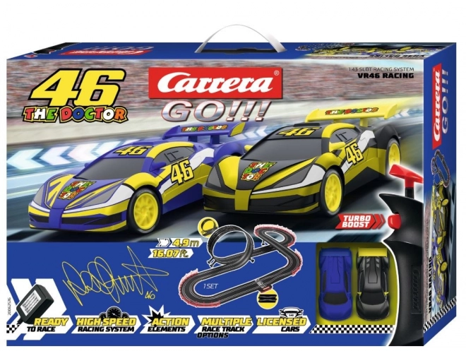 Carrera GO!!! Tor wyścigowy 46 The Doctor VR46 Racing