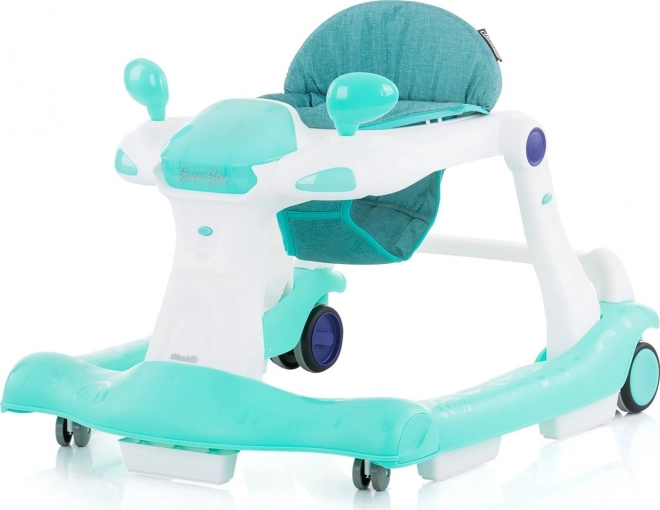CHIPOLINO Chodzik interaktywny Super Star 2w1 Miętowy