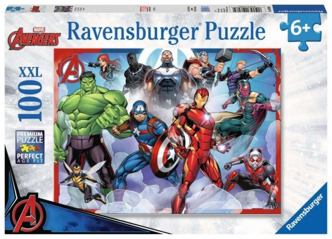 Ravensburger puzzle dziecięce Marvel Avengers 100 elementów