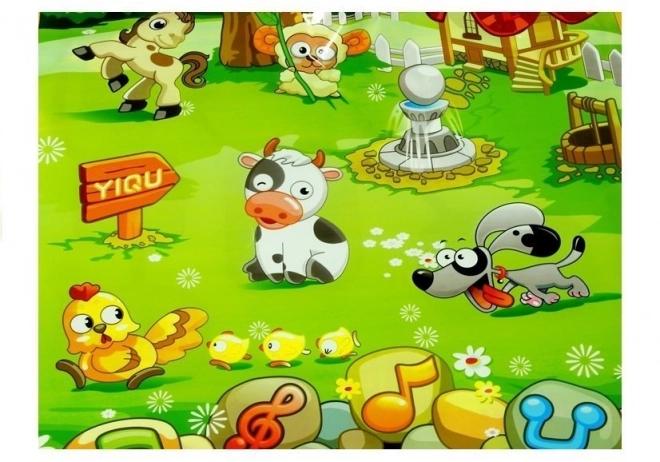 Dźwięki zwierząt, edukacyjna i muzyczna mata Animal farm