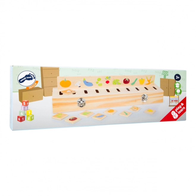 Drewniana zabawka edukacyjna do sortowania Small Foot
