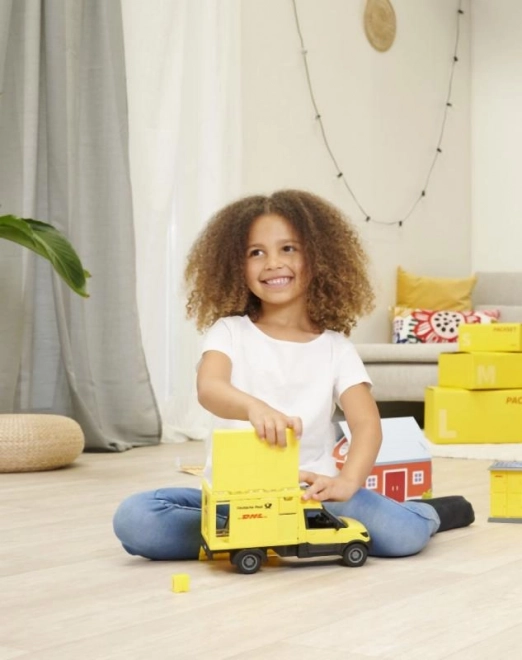 Zestaw z pojazdem DHL 25 cm Miasto