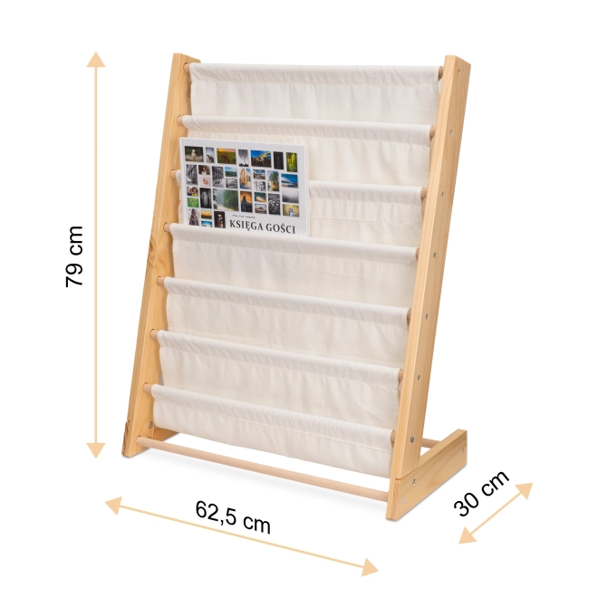 Dziecięca stojąca biblioteczka - 79 cm
