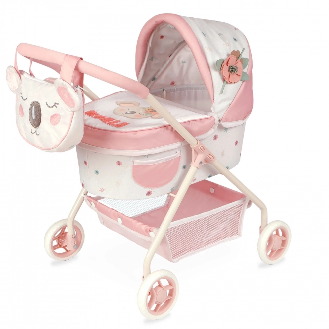 DeCuevas 86079 Mój pierwszy wózek dla lalek z torbą KOALA 2024 - 56 cm