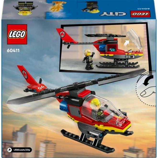LEGO® City 60411 Helikopter ratunkowy straży pożarnej