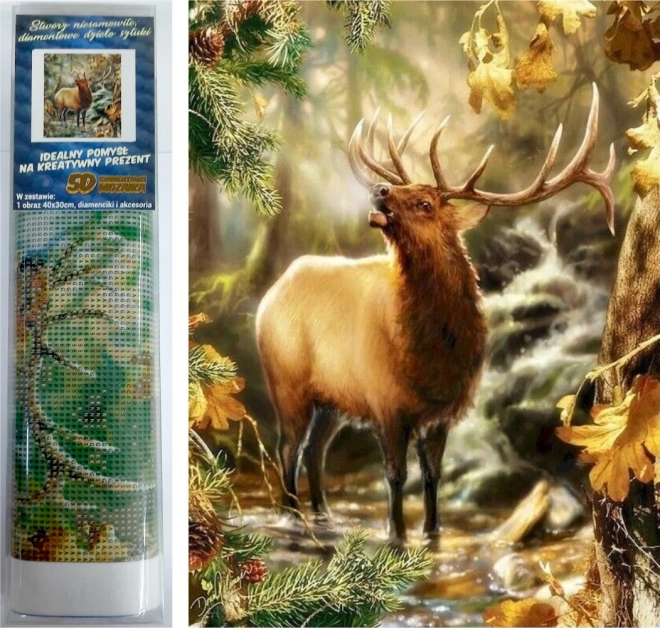 Norimpex Diamentowa Mozaika Wołanie Lasu 30x40 cm