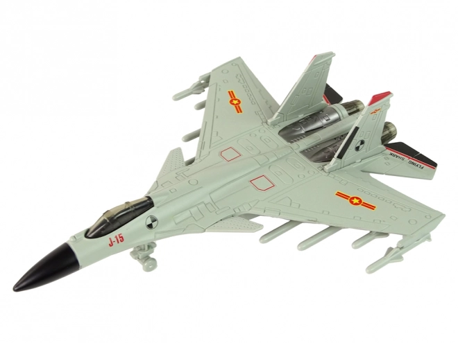 Myśliwiec z napędem ciernym 1:72 szary